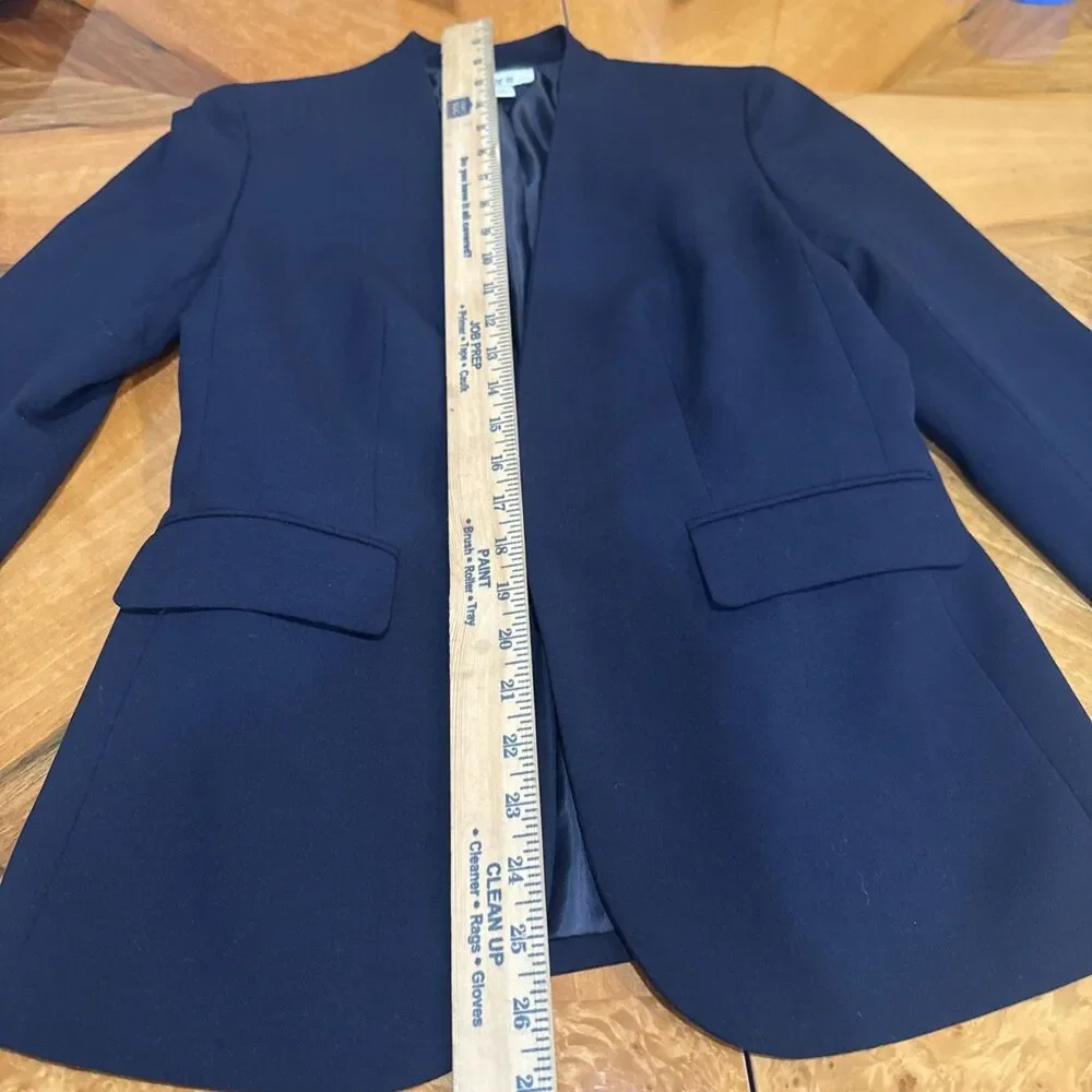 Bar III Blazer Womens Size XXS. Gray Long Sleeve Open Front‎ Career Business New